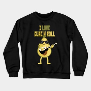 'I Love Guac N Roll' Adorable Sushi Gift Crewneck Sweatshirt